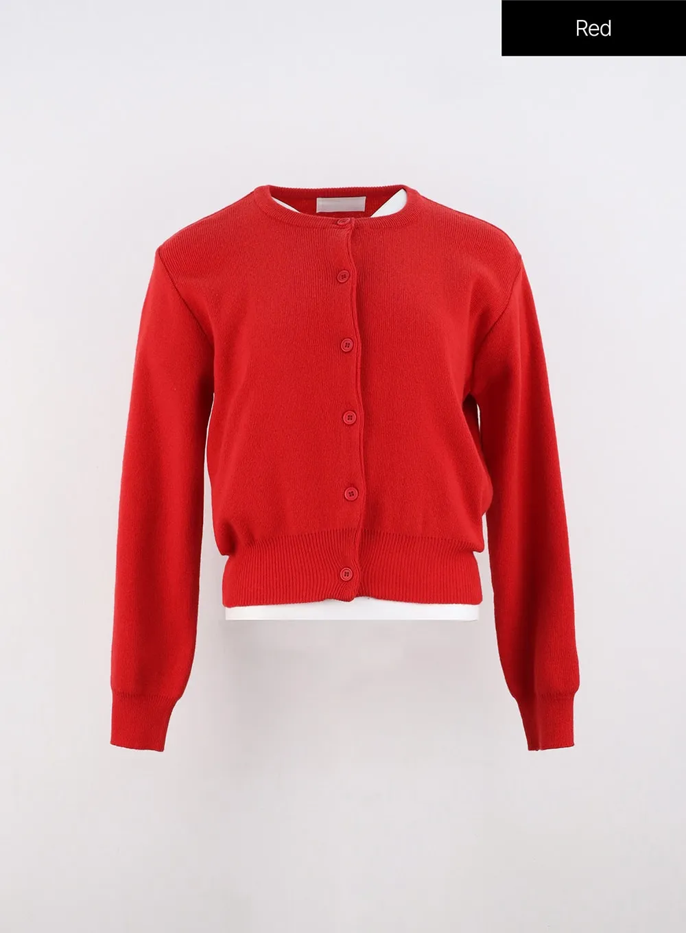 Crew Neck Cardigan IO317