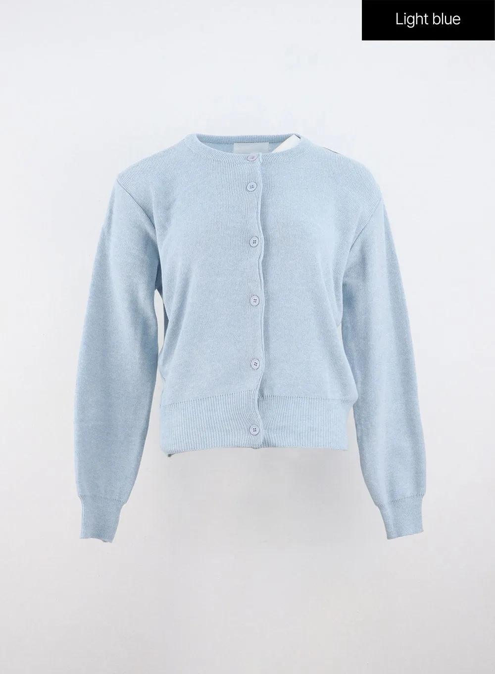 Crew Neck Cardigan IO317