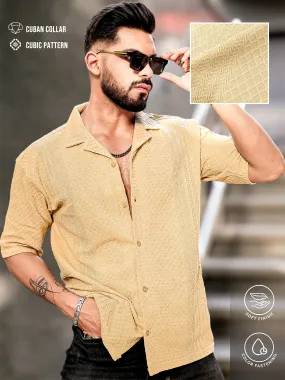 Cubic Beige Shirt