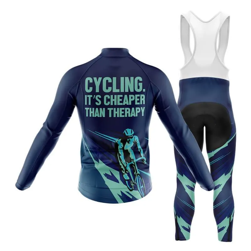 Cycling. It's Cheaper Than Therapy (V2) Club Cycling Kit