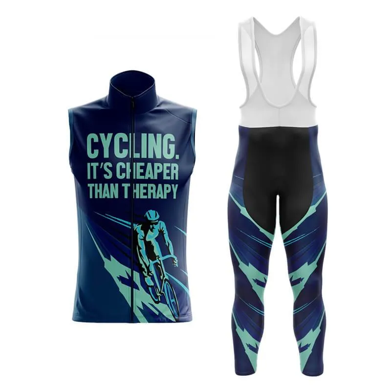 Cycling. It's Cheaper Than Therapy (V2) Club Cycling Kit