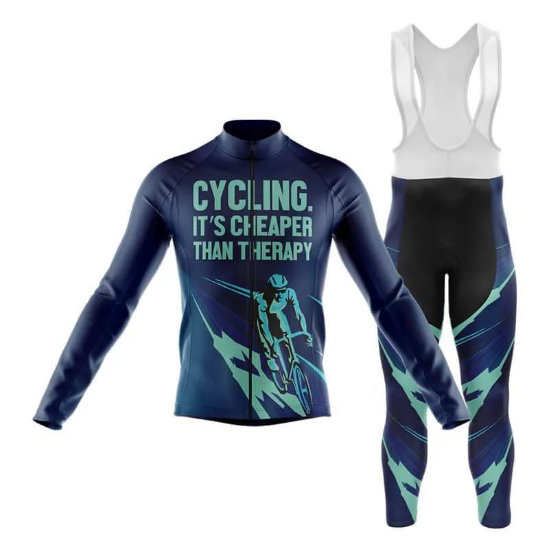 Cycling. It's Cheaper Than Therapy (V2) Club Cycling Kit