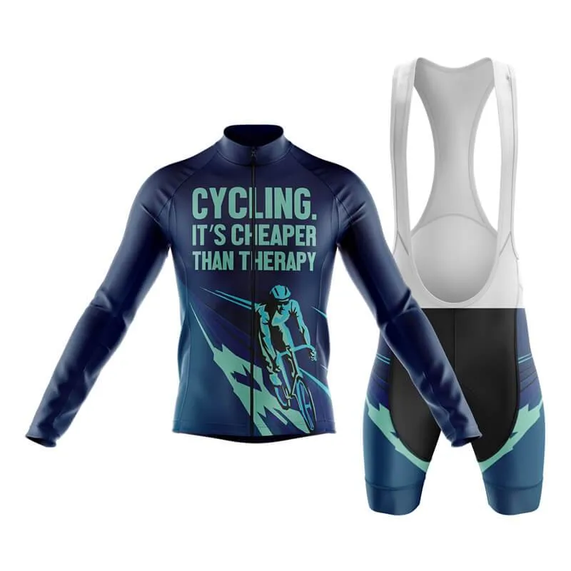 Cycling. It's Cheaper Than Therapy (V2) Club Cycling Kit