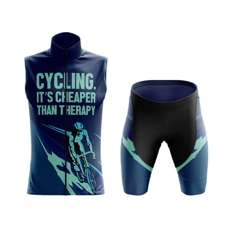 Cycling. It's Cheaper Than Therapy (V2) Club Cycling Kit