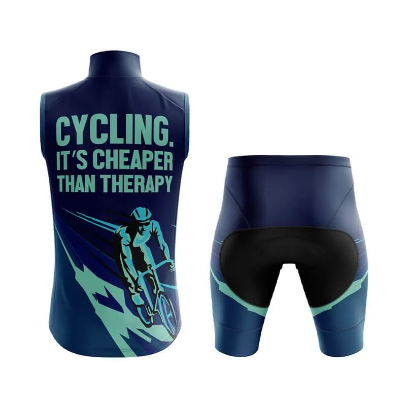 Cycling. It's Cheaper Than Therapy (V2) Club Cycling Kit