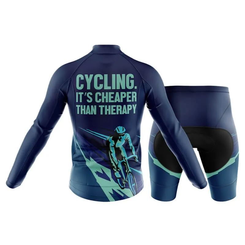 Cycling. It's Cheaper Than Therapy (V2) Club Cycling Kit