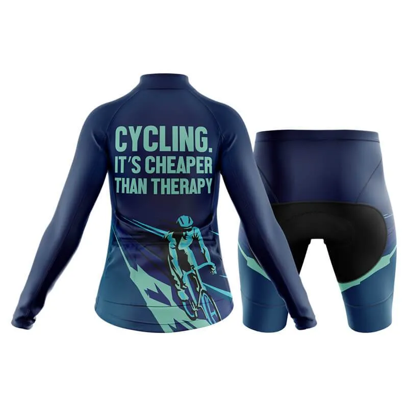 Cycling. It's Cheaper Than Therapy (V2) Club Cycling Kit