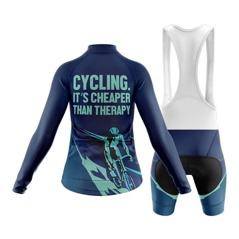 Cycling. It's Cheaper Than Therapy (V2) Club Cycling Kit