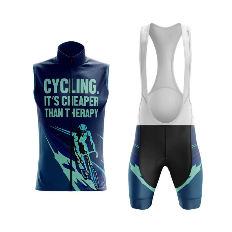 Cycling. It's Cheaper Than Therapy (V2) Club Cycling Kit