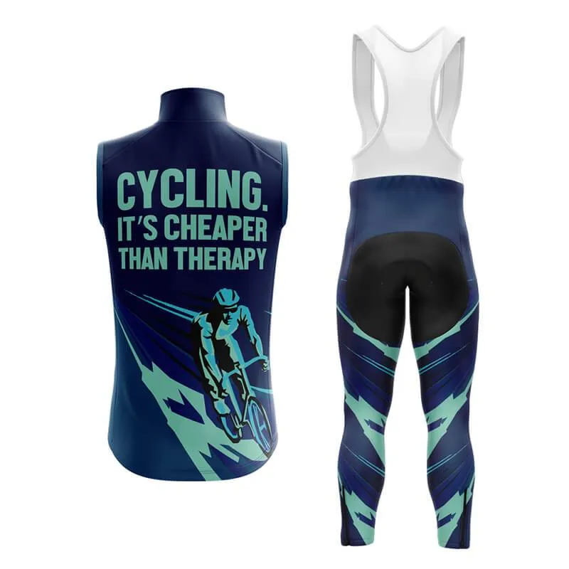 Cycling. It's Cheaper Than Therapy (V2) Club Cycling Kit