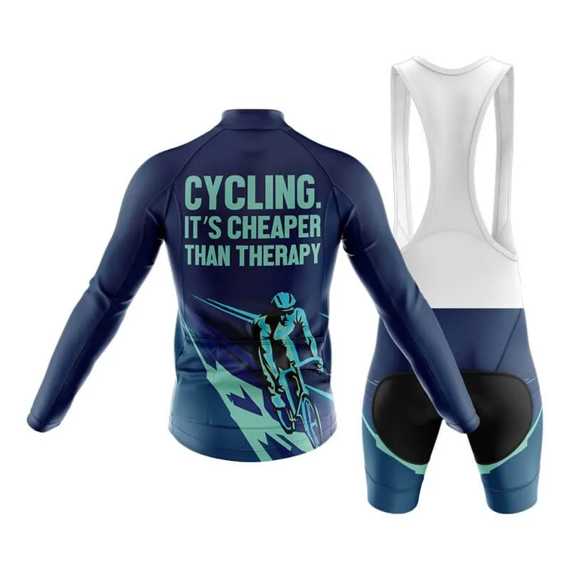 Cycling. It's Cheaper Than Therapy (V2) Club Cycling Kit