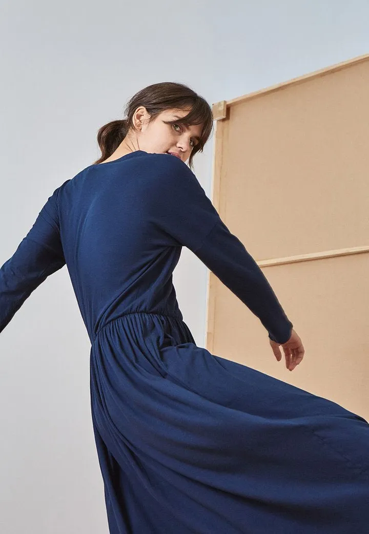 Dancer Dress Navy Kowtow