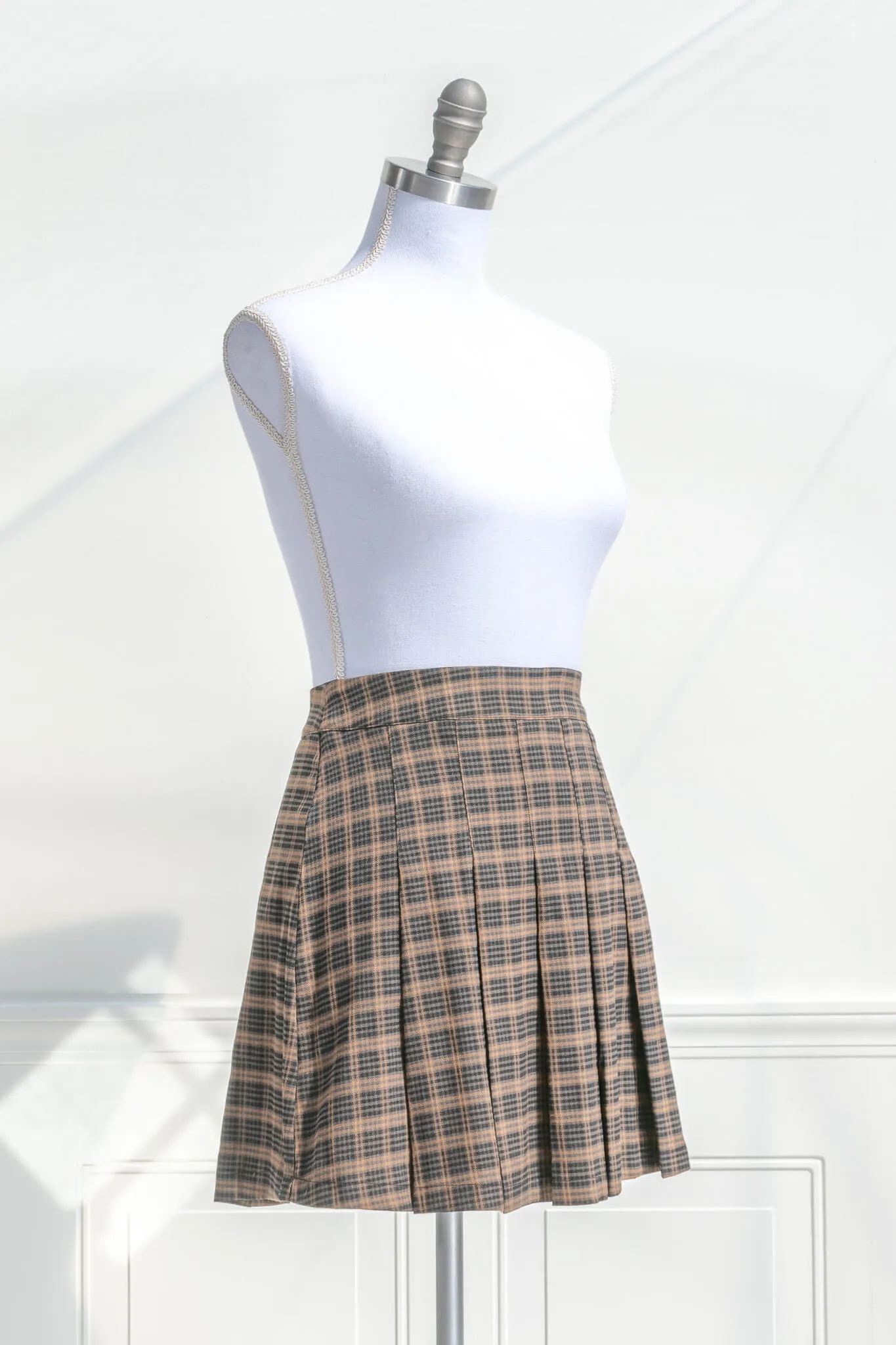 Daphné Pleated Mini Skirt