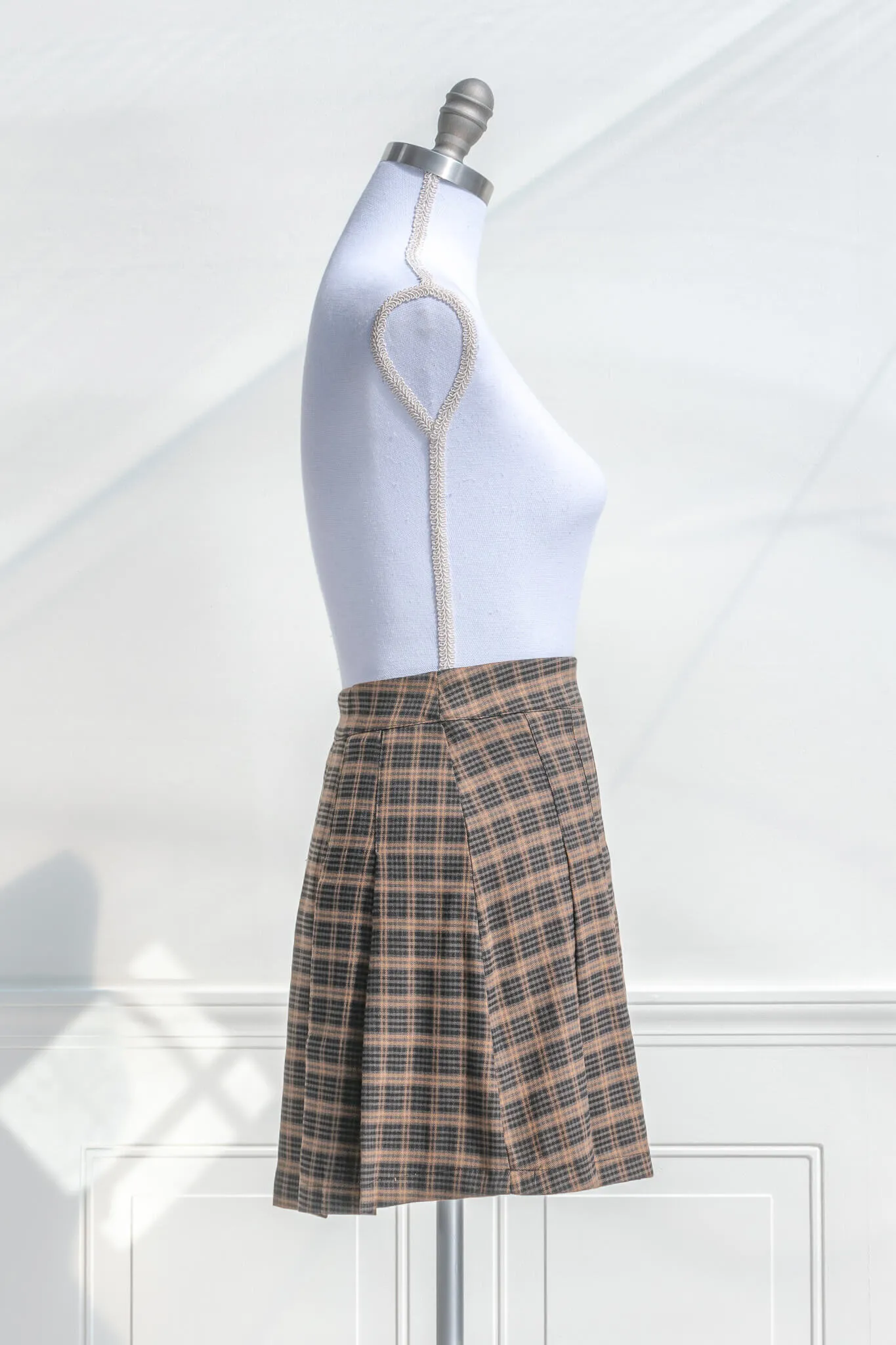 Daphné Pleated Mini Skirt