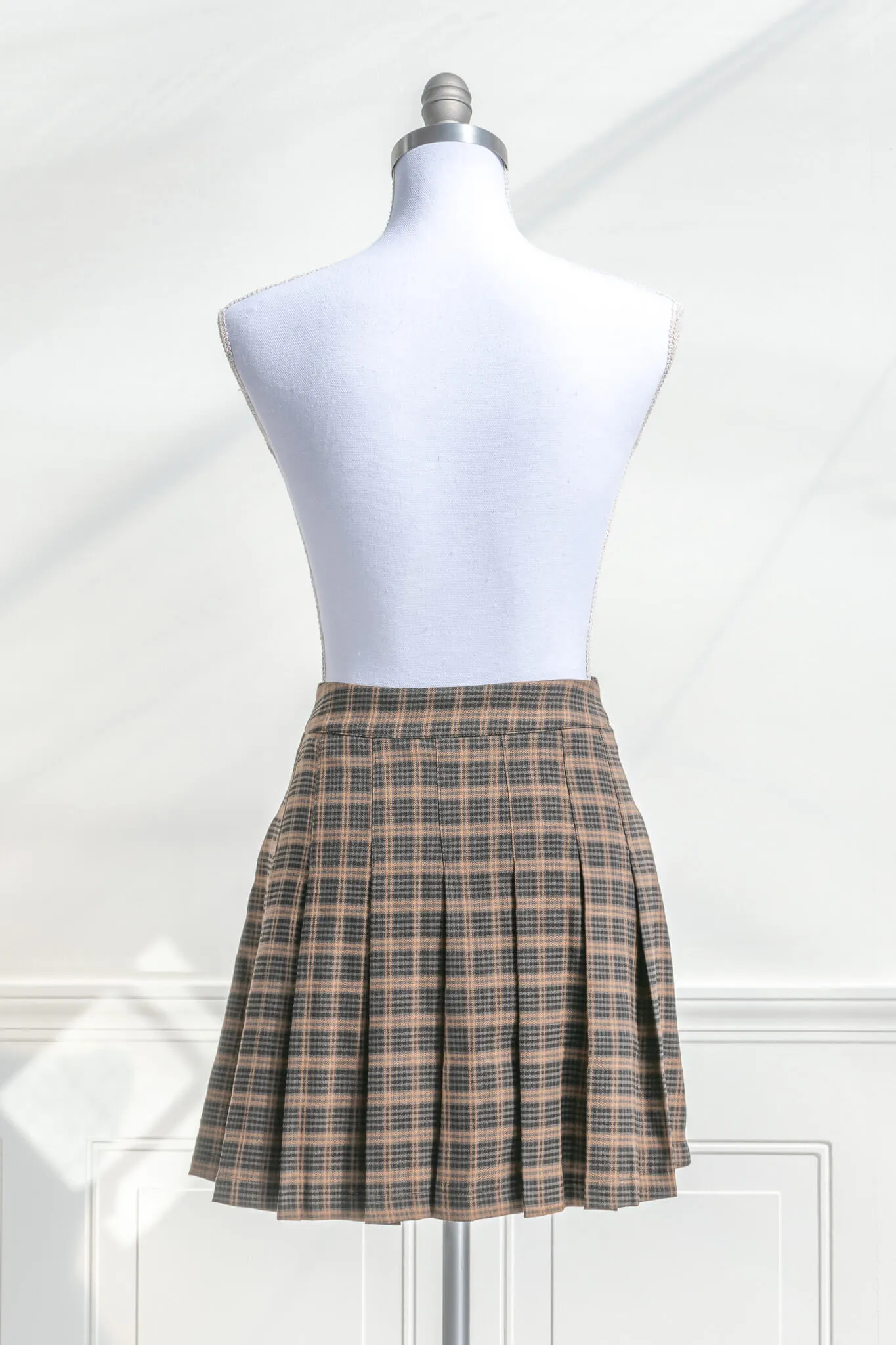 Daphné Pleated Mini Skirt