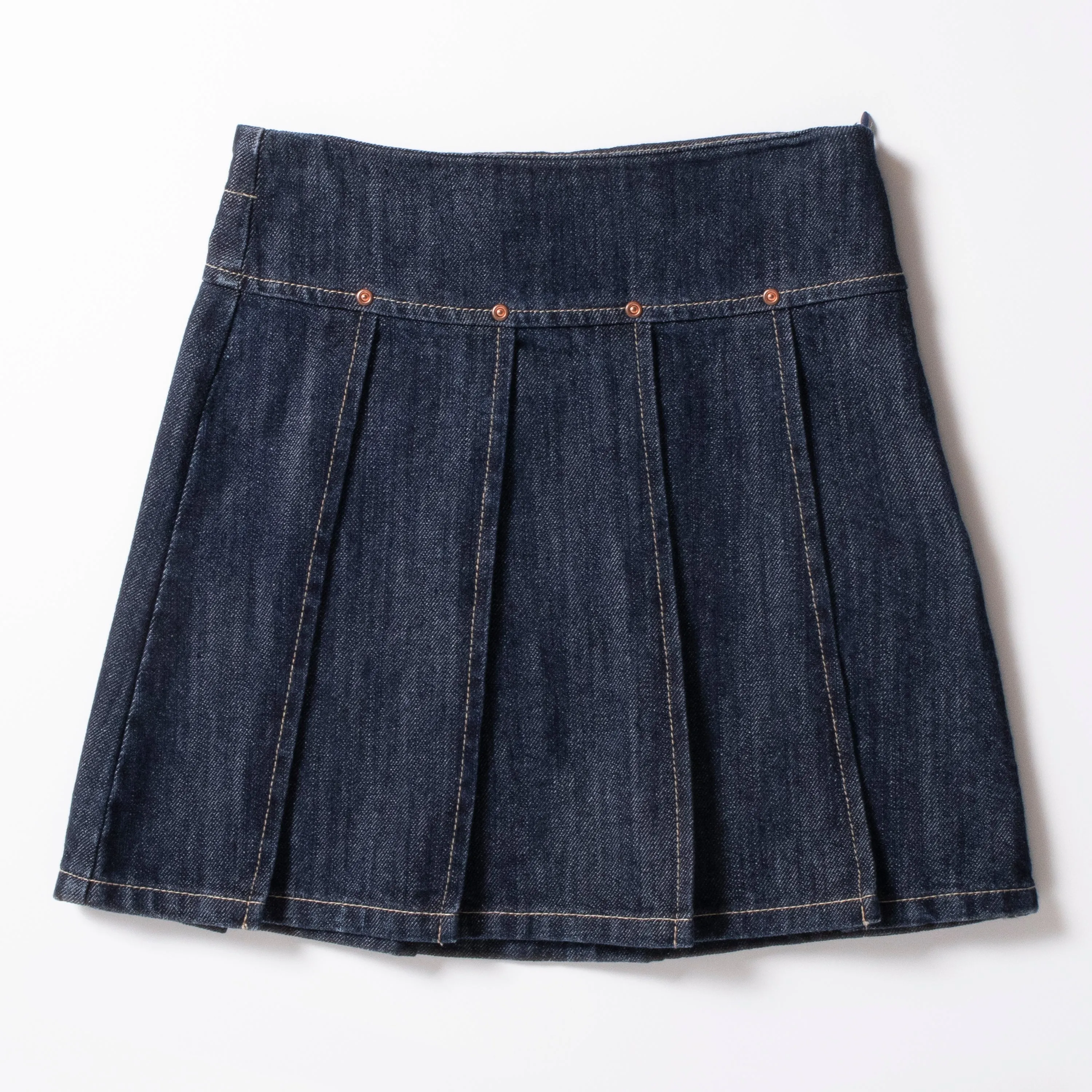 Denim School Skirt