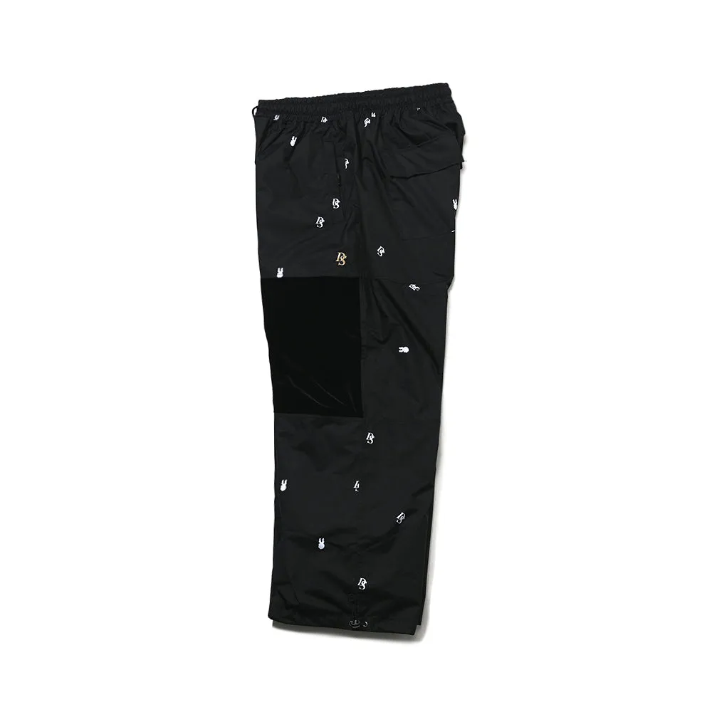 DSXBR 2ND VELVET WIDE BOX PANTS DBP BLACK