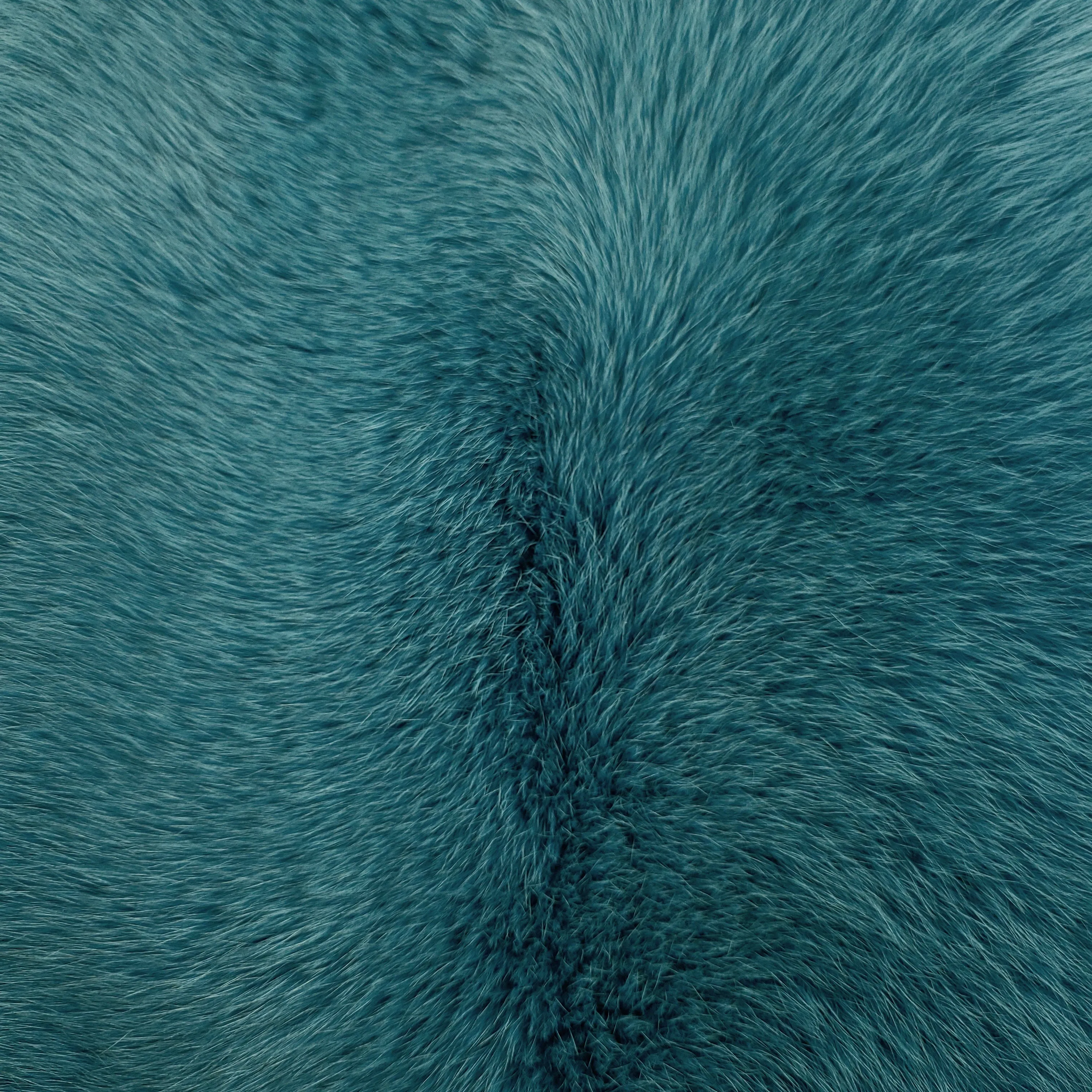 Dyed Shadow Fox Fur - Teal