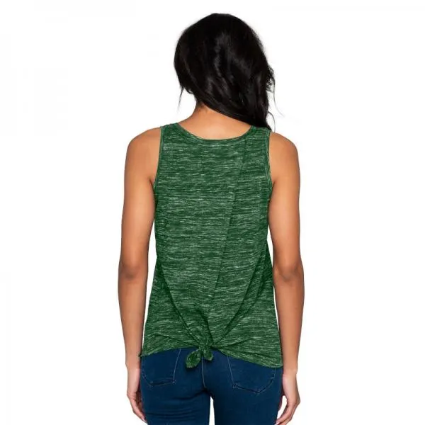 Edmonton Elks - New Era Ladies Active Space Dye Tie Back Tank