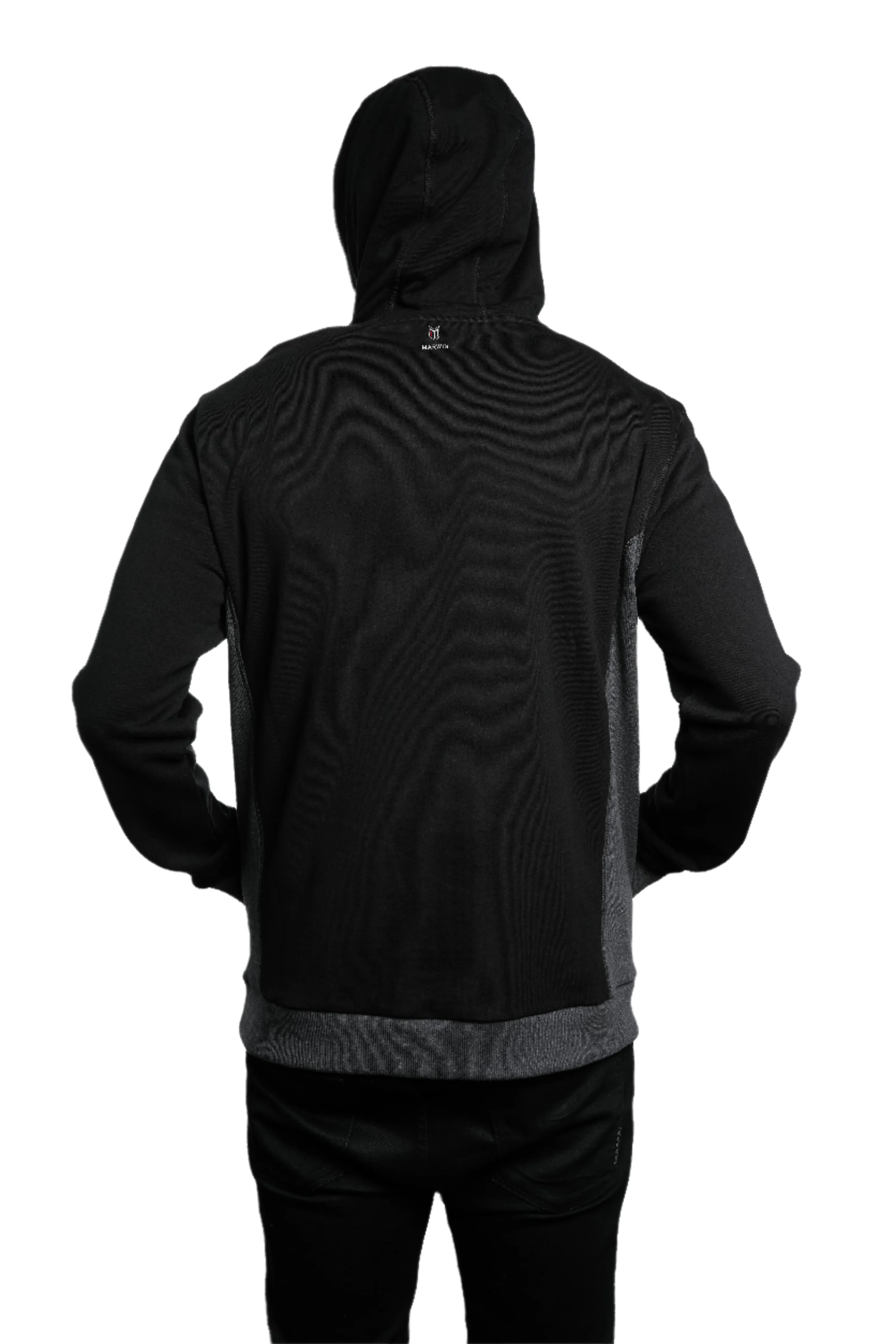 Elliot Black/Grey Men's Pullover Hoodie