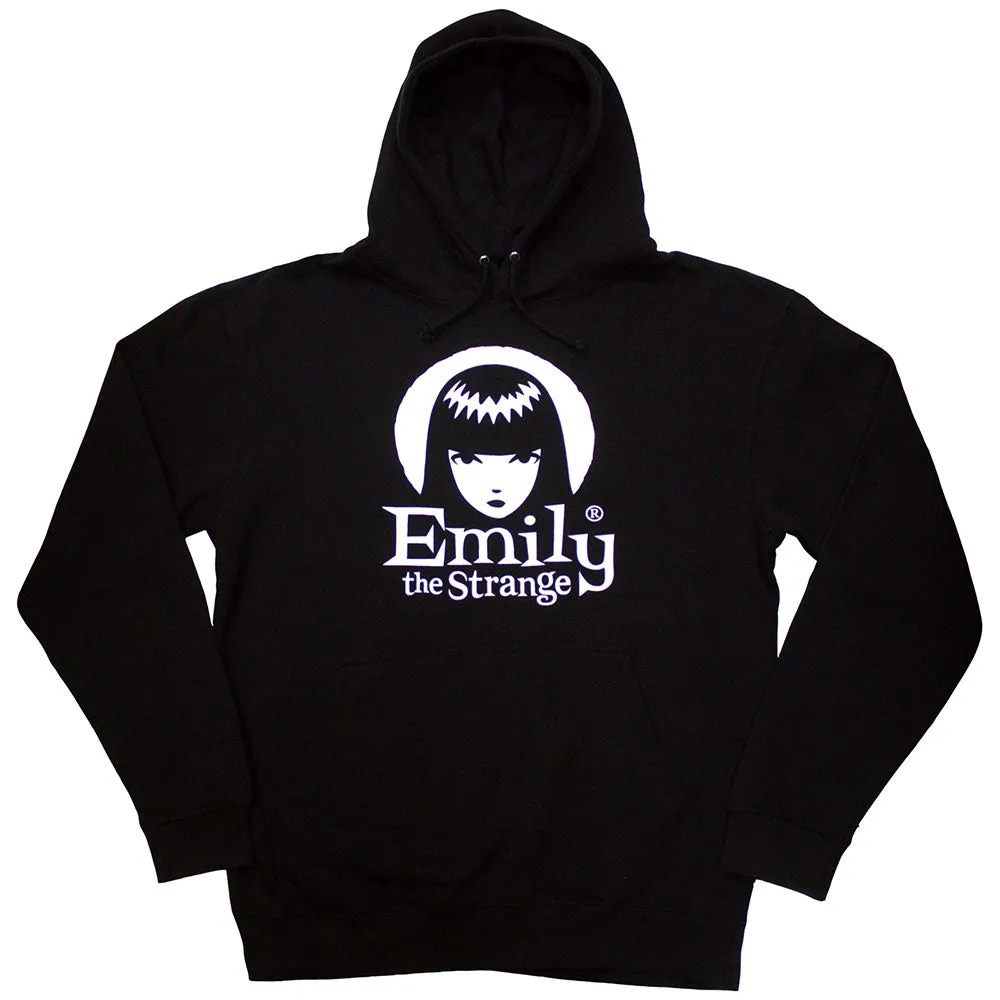 Emily The Strange Unisex Pullover Hoodie: Halo Logo