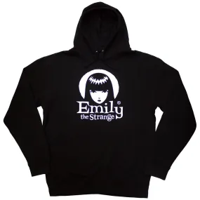 Emily The Strange Unisex Pullover Hoodie: Halo Logo