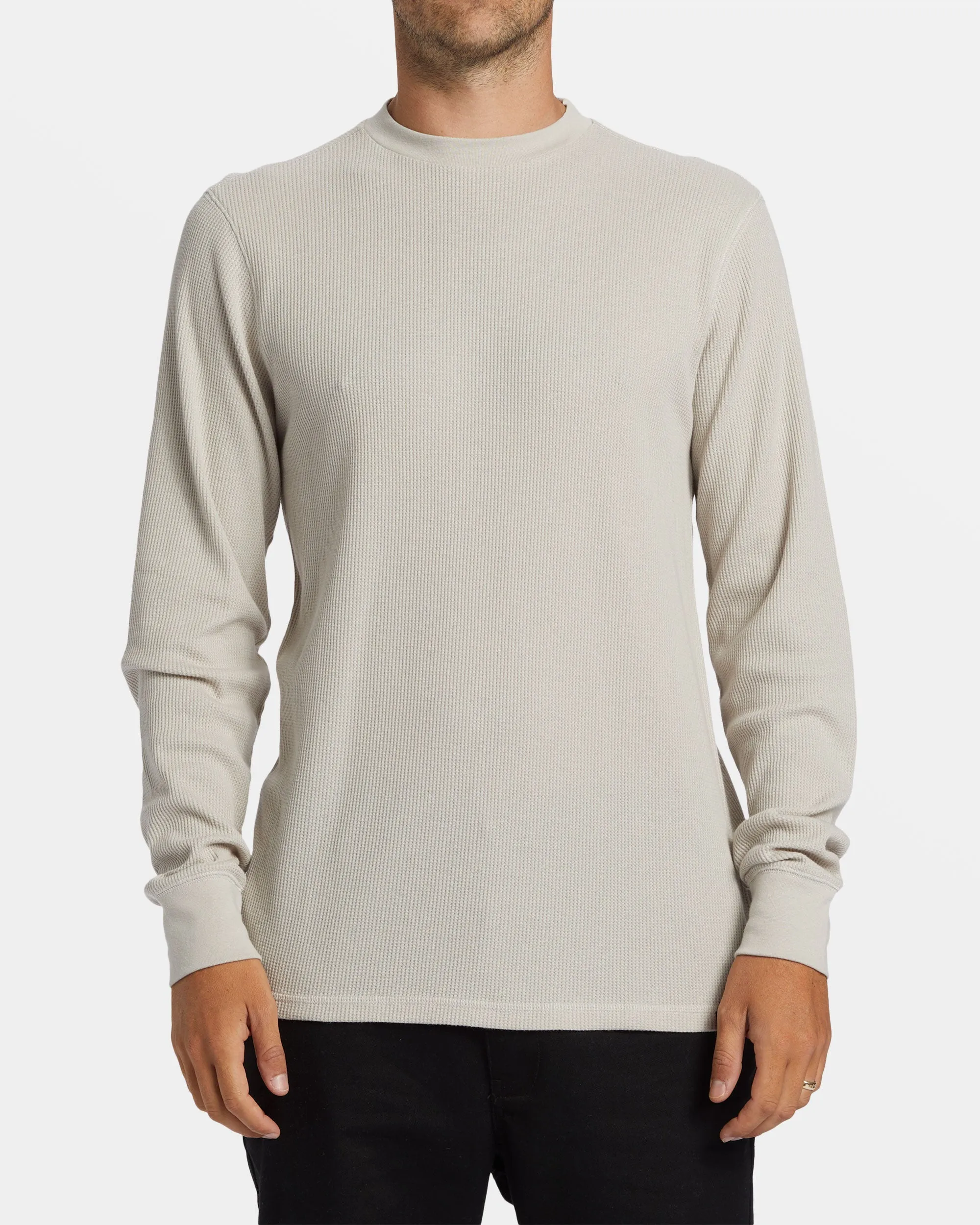 Essential Long Sleeve Thermal Top - Stone