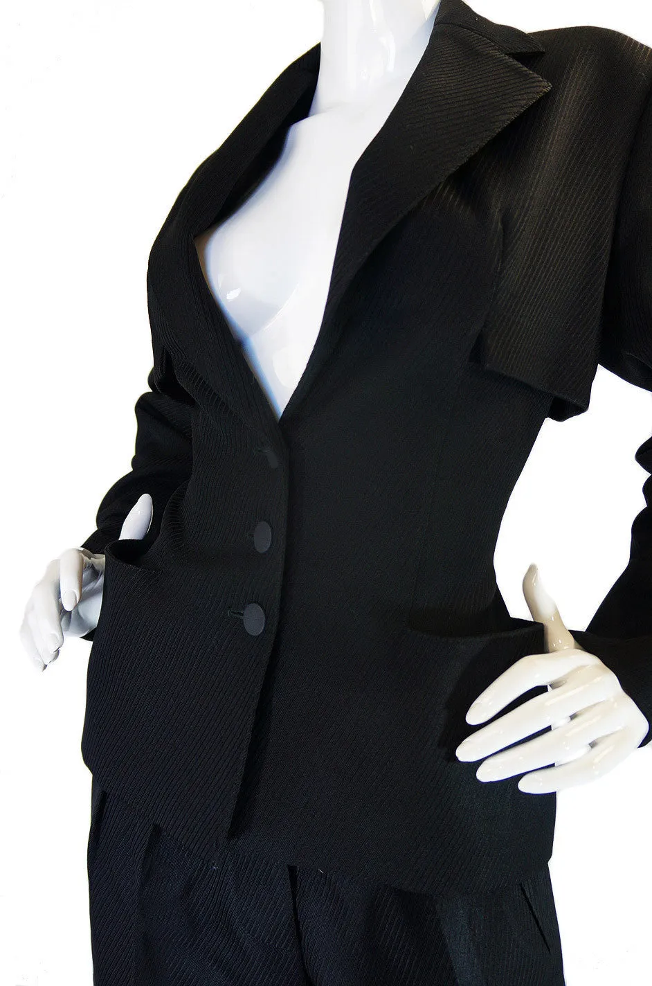 Fall 1990 Azzedine Alaia Jacket & Shorts Suit