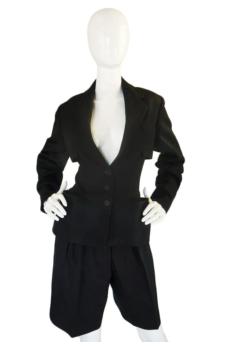 Fall 1990 Azzedine Alaia Jacket & Shorts Suit