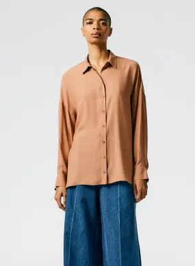 Feather Weight Eco Crepe Oversized Shirt