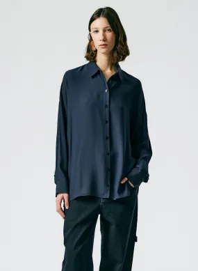 Feather Weight Eco Crepe Oversized Shirt