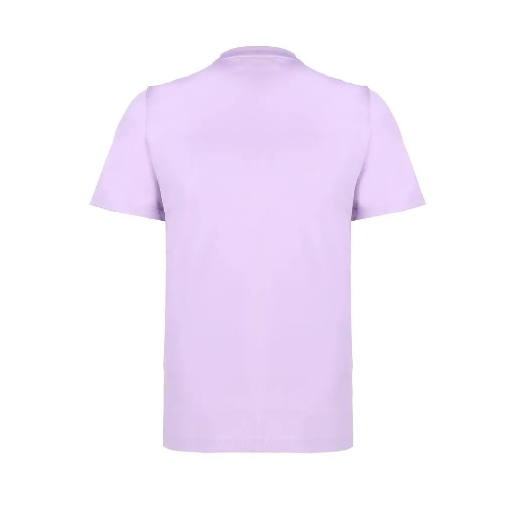 FERRANTE Cotton Jersey Crew Neck T-Shirt LILAC