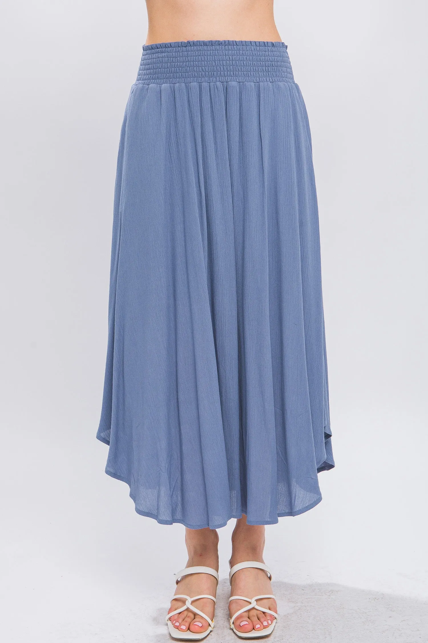 Flowy Maxi Skirt With Pockets