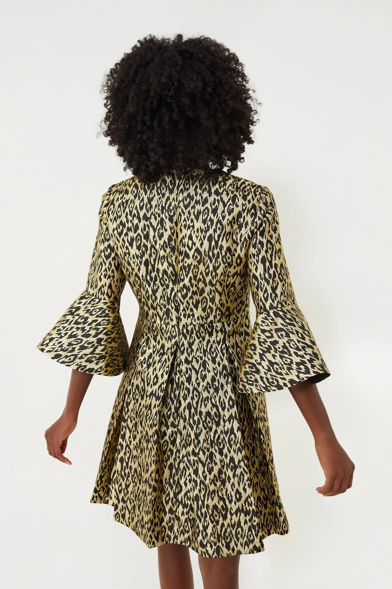 Gold Leopard Mel Dress