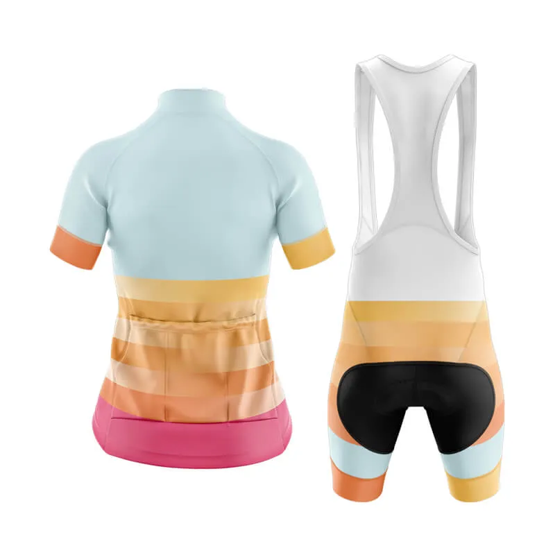 Gradient Frequency Club Cycling Kit (Blue-Yellow-Pink)