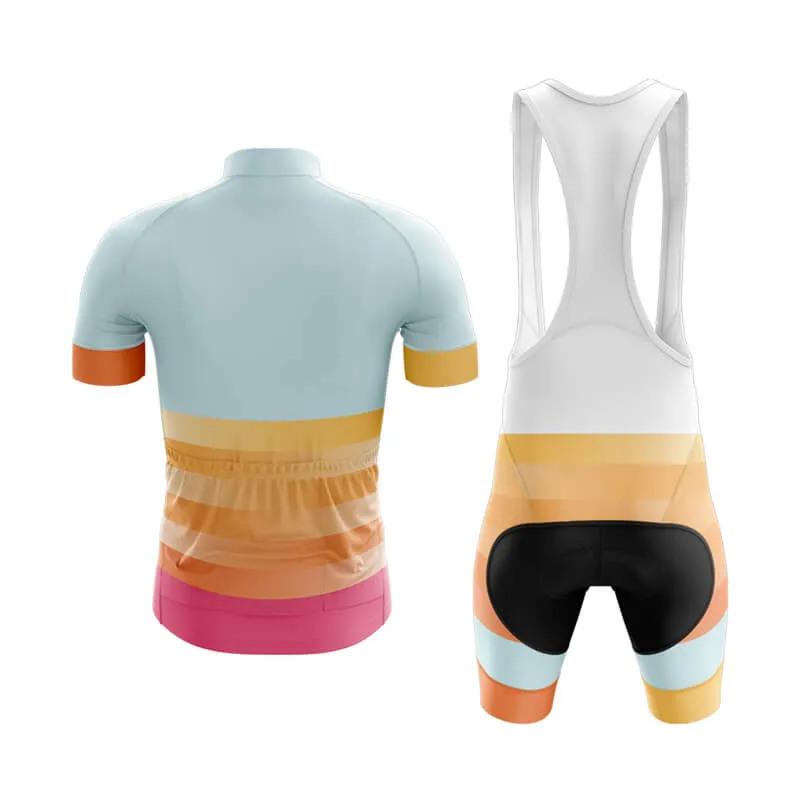 Gradient Frequency Club Cycling Kit (Blue-Yellow-Pink)