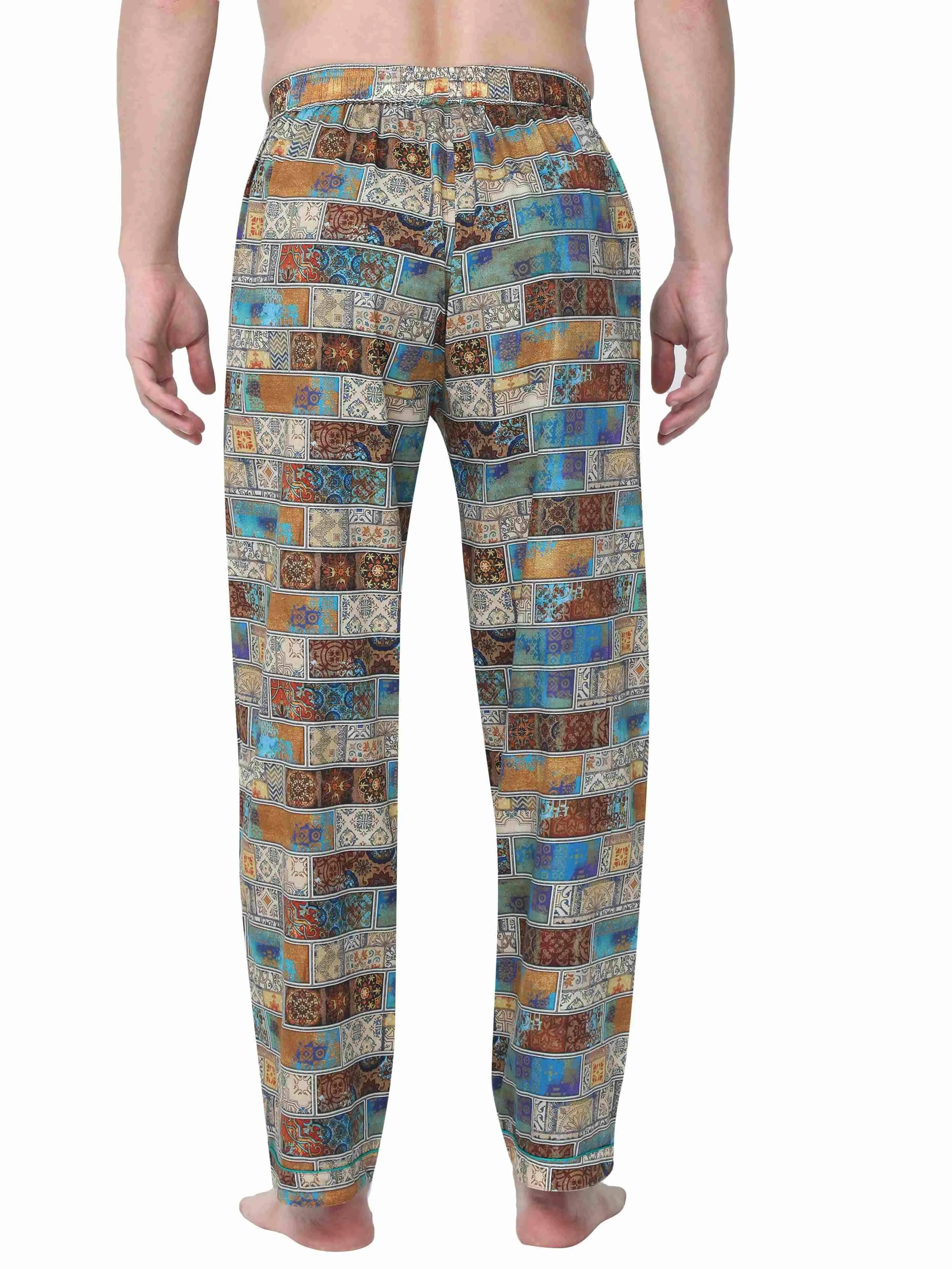 GUNIAA MEN'S KING  PRINTED FULL PANT