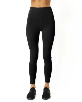 High Waisted Yoga Leggings - Black