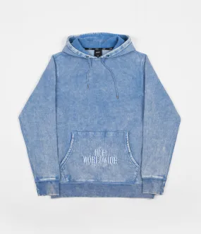 HUF Serif Stack Hoodie - Forever Blue