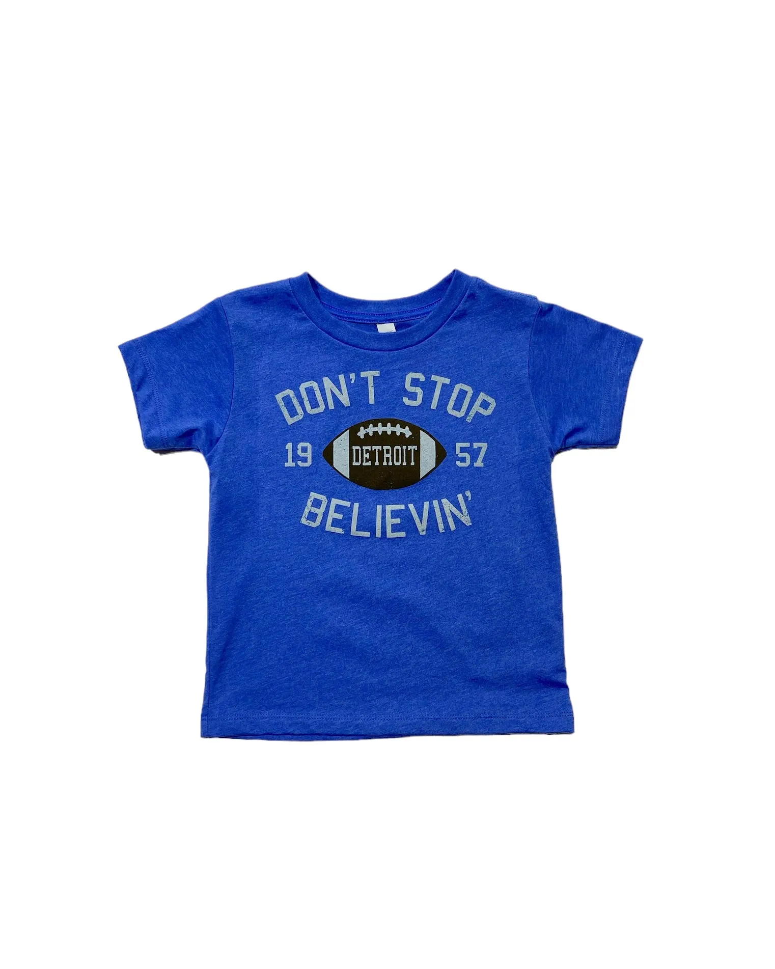 Ink Detroit - Don't Stop Believin' 1957 Toddler T-Shirt - Heather Royal Blue