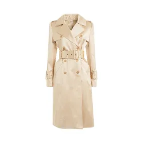 Jaden Trench Coat in Ecru