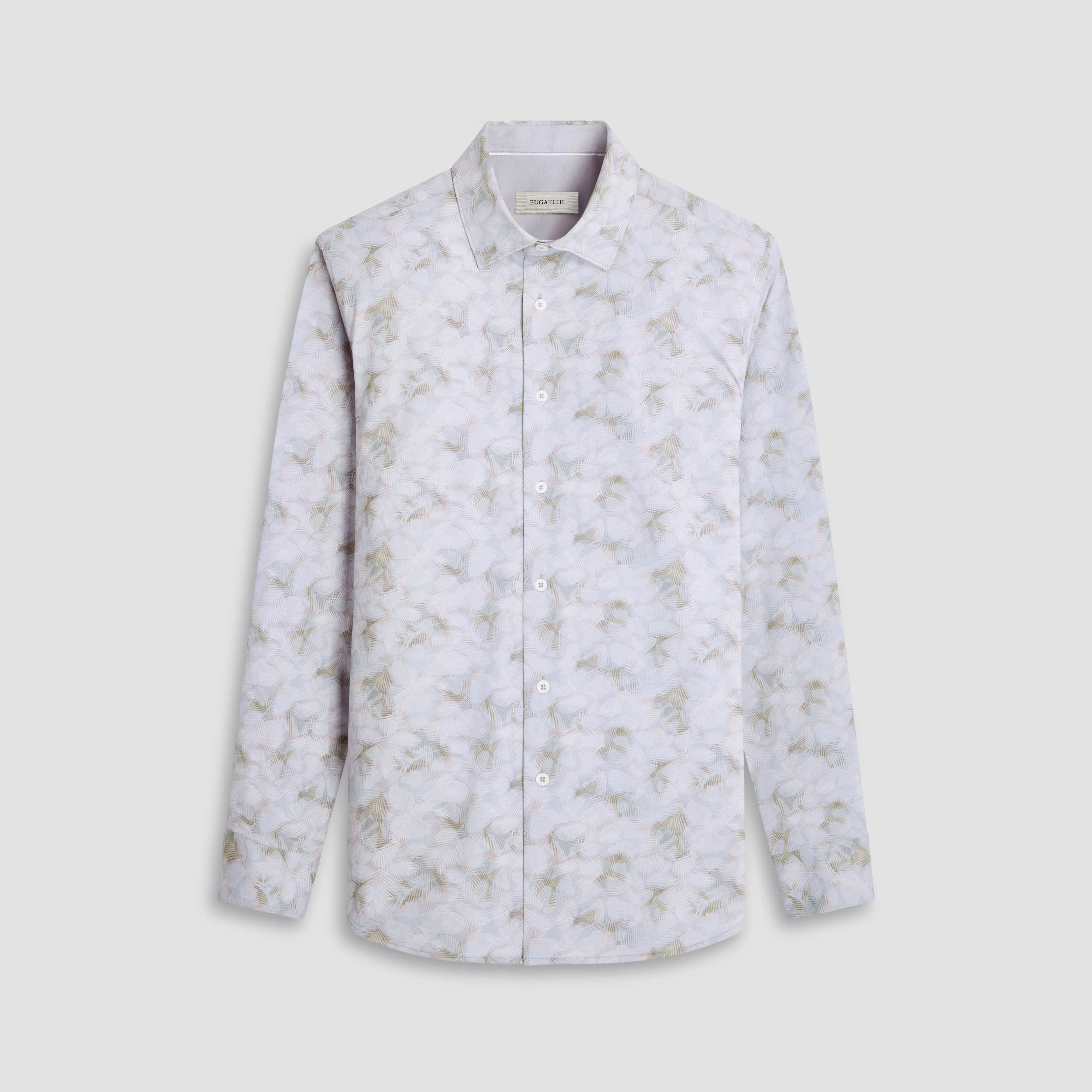 Jimmy Double Sided Leaf/Solid OoohCotton Shirt