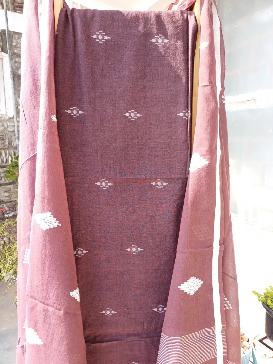 KHADI COTTON SUIT FABRIC SET