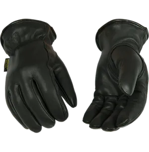 Kinco 93HK Lined Grain Goatskin Black Drivers Gloves (one dozen)