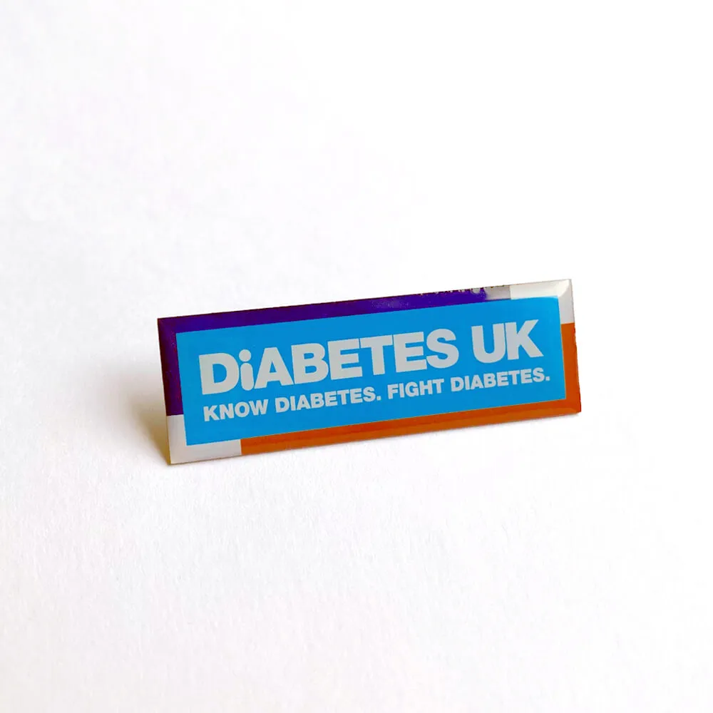 Light Blue Diabetes UK Lapel Badge (INT)