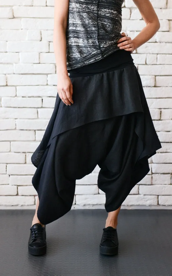 Linen Harem Pants