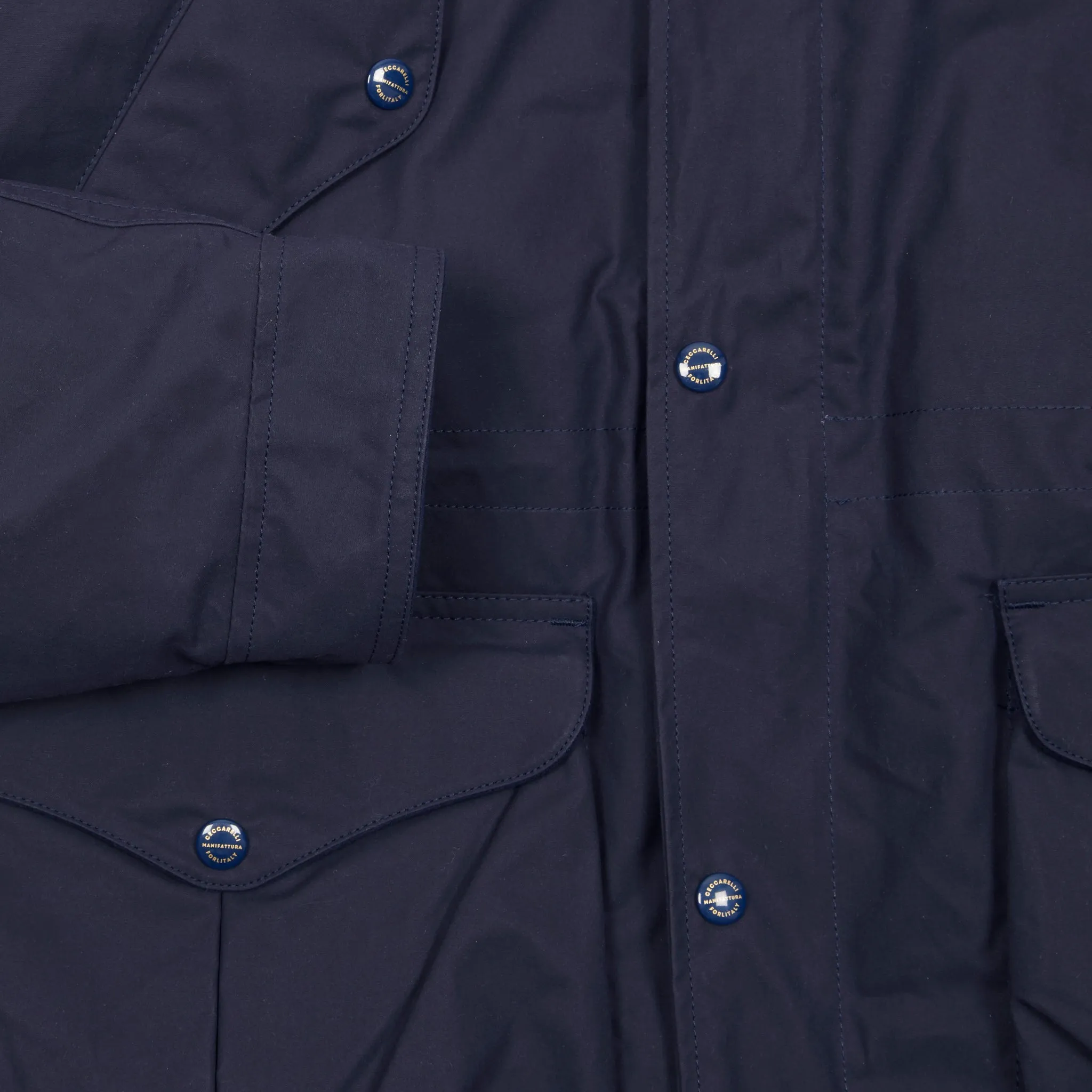 Manifattura Ceccarelli Fisherman Parka in Navy