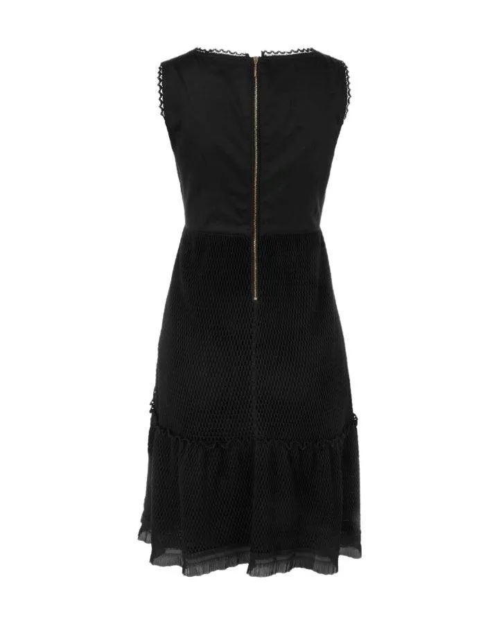 Marc Cain Bustier Dress With Mesh Skirt