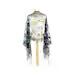 Mardi Gras theme Sequined Shawl Purple Green Gold Fringe Oblong SCARF MASQUERADE COSTUME Sexy table runner tree skirt