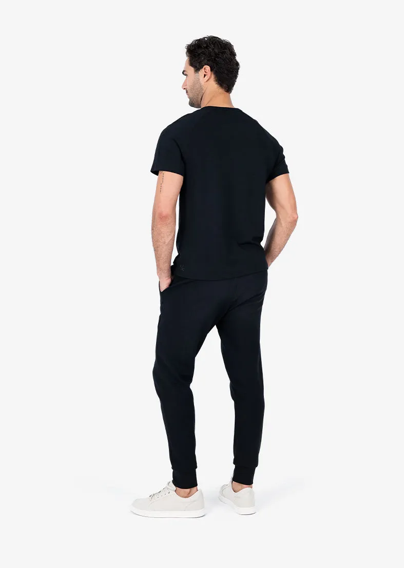 Mens All Around Lounge Tee Black